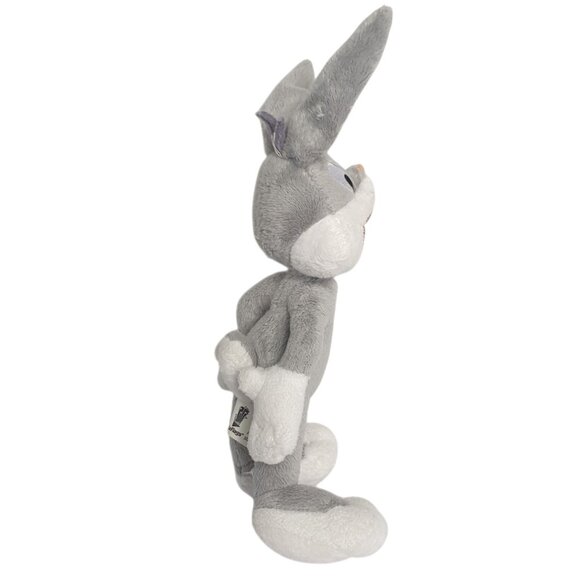 Six Flags Bugs Bunny 11"Plush Bendable Ears 2019 Toy Warner Bro Looney Tunes - Picture 4 of 7
